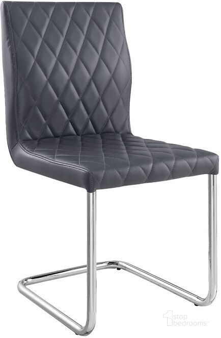 The appearance of Ansonia Side Chair (Set of 2) designed by ACME in the modern / contemporary interior design. This gray piece of furniture  was selected by 1StopBedrooms from Ansonia Collection to add a touch of cosiness and style into your home. Sku: 77832. Material: Metal. Product Type: Dining Chair. Image1