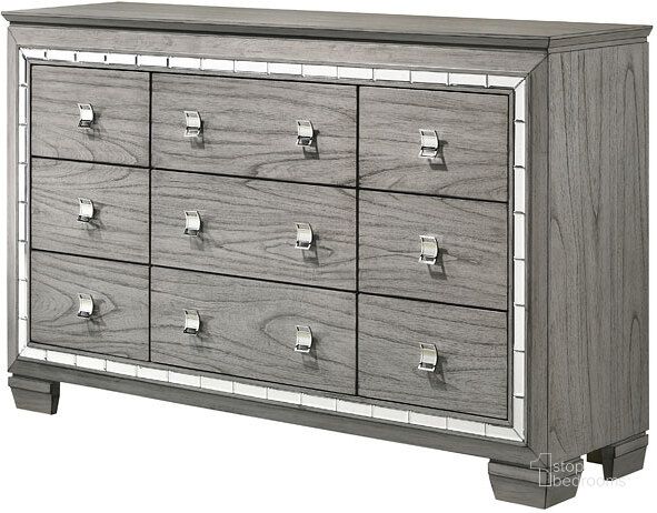 The appearance of Antares Dresser designed by ACME in the glam interior design. This light gray piece of furniture  was selected by 1StopBedrooms from Antares Collection to add a touch of cosiness and style into your home. Sku: 21825. Material: Wood. Product Type: Dresser. Image1