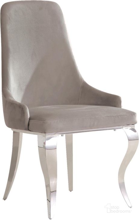 The appearance of Antoine Grey Dining Chair Set Of 2 designed by Coaster in the modern / contemporary interior design. This gray piece of furniture  was selected by 1StopBedrooms from Antoine Collection to add a touch of cosiness and style into your home. Sku: 108812. Product Type: Dining Chair. Material: Plywood. Image1