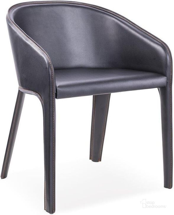 The appearance of Antonia Dining Chair In Black designed by Bellini Modern Living in the modern / contemporary interior design. This black piece of furniture  was selected by 1StopBedrooms from Antonia Collection to add a touch of cosiness and style into your home. Sku: Antonia BLK. Product Type: Dining Chair. Image1