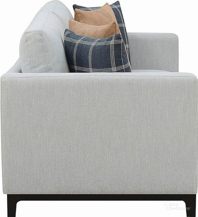 Apperson Light Gray Living Room Set by Coaster 1StopBedrooms