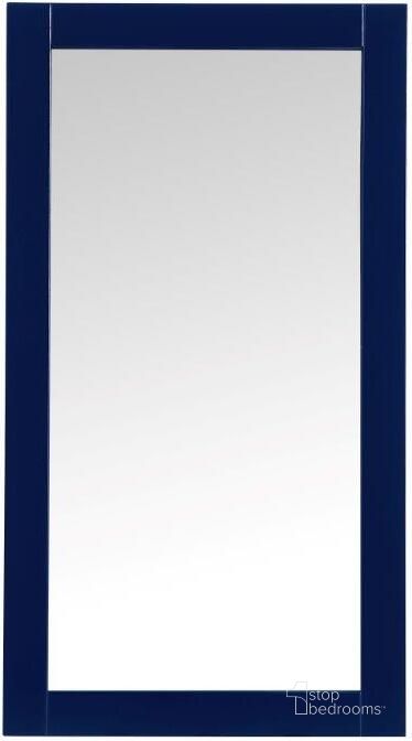 The appearance of Aqua Blue Vanity Mirror VM21832BL designed by Elegant Lighting in the transitional interior design. This blue piece of furniture  was selected by 1StopBedrooms from Aqua Collection to add a touch of cosiness and style into your home. Sku: VM21832BL. Material: MDF. Product Type: Vanity Mirror. Image1