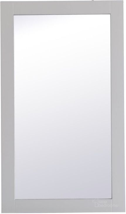 The appearance of Aqua Grey Rectangle Mirror VM21832GR designed by Elegant Lighting in the modern / contemporary interior design. This grey piece of furniture  was selected by 1StopBedrooms from Aqua Collection to add a touch of cosiness and style into your home. Sku: VM21832GR. Product Type: Mirror. Material: MDF. Image1