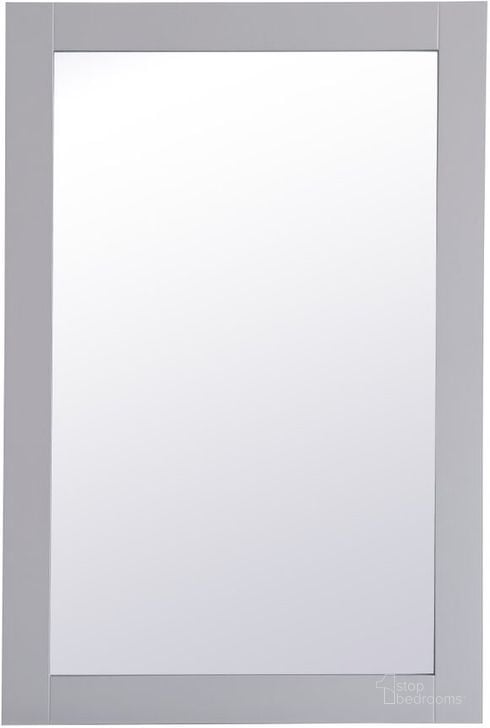 The appearance of Aqua Grey Rectangle Mirror VM22436GR designed by Elegant Lighting in the modern / contemporary interior design. This grey piece of furniture  was selected by 1StopBedrooms from Aqua Collection to add a touch of cosiness and style into your home. Sku: VM22436GR. Material: Wood. Product Type: Mirror. Image1