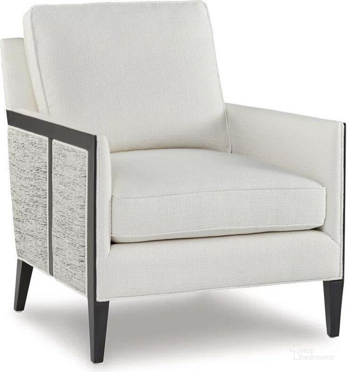 The appearance of Ardenworth Accent Chair In Black and Ivory designed by Signature Design by Ashley in the modern / contemporary interior design. This black/ivory piece of furniture  was selected by 1StopBedrooms from Ardenworth Collection to add a touch of cosiness and style into your home. Sku: A3000647. Material: Wood. Product Type: Accent Chair. Image1