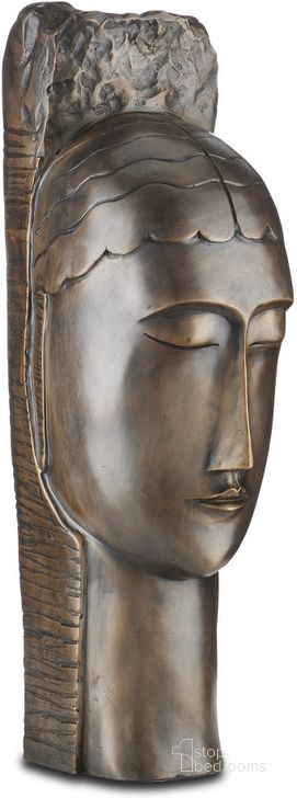 The appearance of Art Deco Head In Bronze designed by Currey & Company in the modern / contemporary interior design. This bronze piece of furniture  was selected by 1StopBedrooms from Art Collection to add a touch of cosiness and style into your home. Sku: 1200-0598. Material: Metal. Product Type: Sculpture. Image1