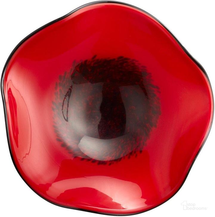 The appearance of Art Glass Red Large Bowl designed by Cyan Design in the modern / contemporary interior design. This red piece of furniture  was selected by 1StopBedrooms from Art Collection to add a touch of cosiness and style into your home. Sku: 04491. Material: Glass. Product Type: Bowl.