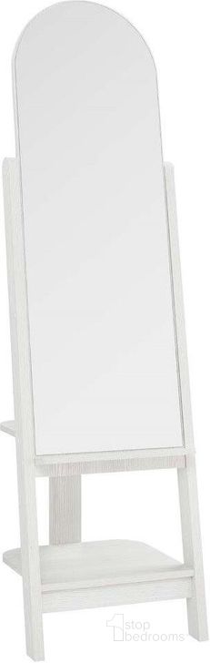 The appearance of Ascend Standing Mirror In White designed by Modway in the modern / contemporary interior design. This white piece of furniture  was selected by 1StopBedrooms from Ascend Collection to add a touch of cosiness and style into your home. Sku: EEI-6346-WHI. Material: Wood. Product Type: Accent Mirror. Image1