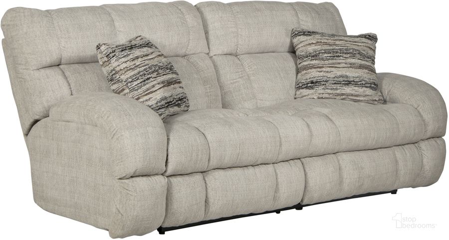 The appearance of Ashland Lay Flat Reclining Sofa In Buff designed by Catnapper in the traditional interior design. This buff piece of furniture  was selected by 1StopBedrooms from Ashland Collection to add a touch of cosiness and style into your home. Sku: 3591193416231748. Material: Fabric. Product Type: Reclining Sofa. Image1