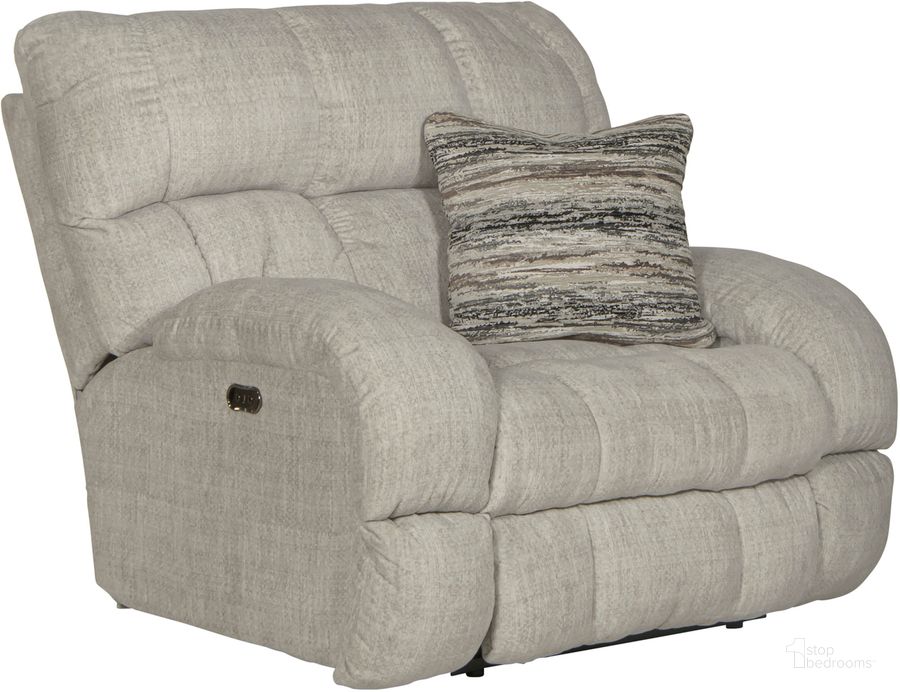 The appearance of Ashland Power Lay Flat Recliner In Buff designed by Catnapper in the traditional interior design. This buff piece of furniture  was selected by 1StopBedrooms from Ashland Collection to add a touch of cosiness and style into your home. Sku: 635907193416231748. Material: Fabric. Product Type: Recliner. Image1