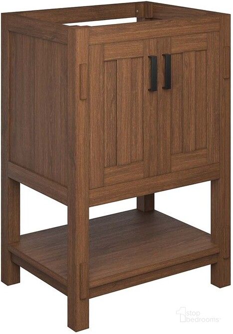 The appearance of Ashlyn 24 Inch Wood Bathroom Vanity Cabinet In Walnut designed by Modway in the  interior design. This walnut piece of furniture  was selected by 1StopBedrooms from Ashlyn Collection to add a touch of cosiness and style into your home. Sku: EEI-6403-WAL. Material: Wood. Product Type: Bathroom Vanity. Image1