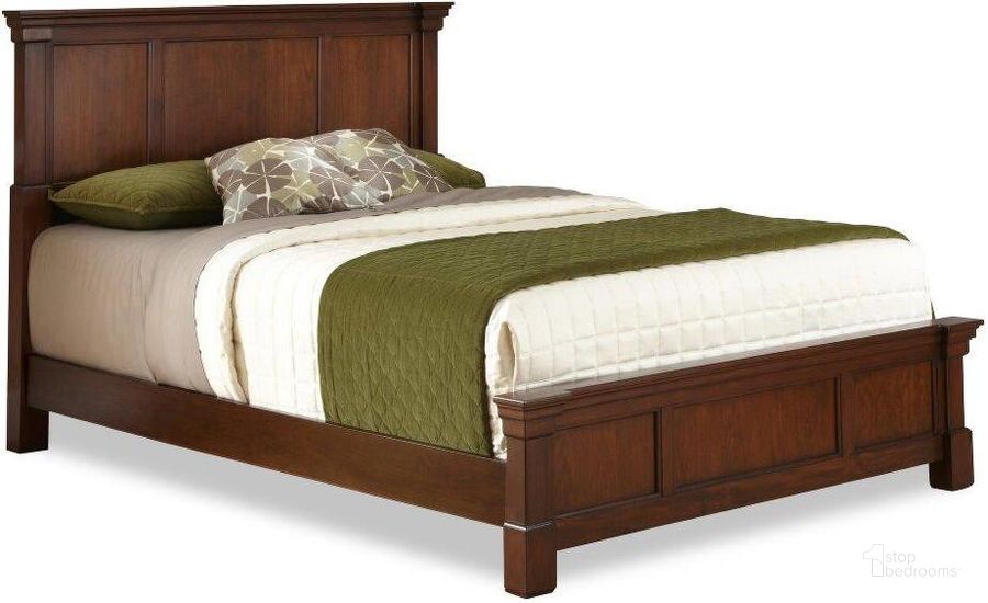 The appearance of Aspen Brown King Bed designed by Homestyles in the traditional interior design. This brown piece of furniture  was selected by 1StopBedrooms from Aspen Collection to add a touch of cosiness and style into your home. Sku: 5520-6011;5520-6012;5520-602;5520-603. Bed Type: Panel Bed. Material: Wood. Product Type: Panel Bed. Bed Size: King. Image1