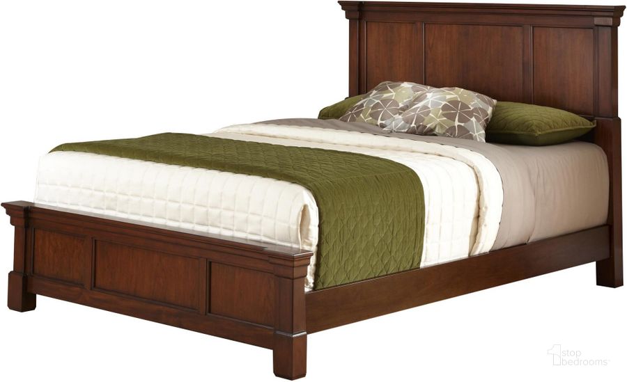 The appearance of Aspen Brown Queen Bed designed by Homestyles in the traditional interior design. This brown piece of furniture  was selected by 1StopBedrooms from Aspen Collection to add a touch of cosiness and style into your home. Sku: 5520-5011;5520-5012;5520-502;5520-503. Bed Type: Panel Bed. Material: Wood. Product Type: Panel Bed. Bed Size: Queen. Image1