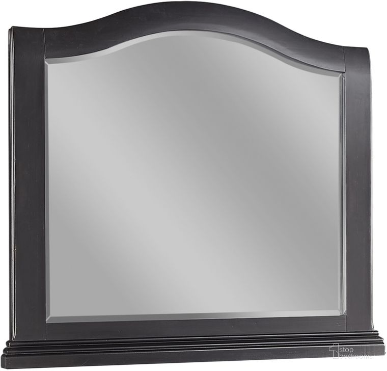 The appearance of Aspenhome Oxford Arched Mirror In Black I07 463 Blk designed by Aspenhome in the modern / contemporary interior design. This black piece of furniture  was selected by 1StopBedrooms from Oxford Collection to add a touch of cosiness and style into your home. Sku: I07-463-BLK. Material: Glass. Product Type: Mirror. Image1