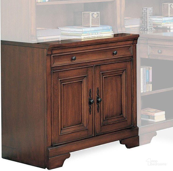 The appearance of Aspenhome Richmond 32 Computer Desk In Charleston Brown I40 340 designed by Aspenhome in the modern / contemporary interior design. This charleston brown piece of furniture  was selected by 1StopBedrooms from Richmond Collection to add a touch of cosiness and style into your home. Sku: I40-340. Material: Wood. Product Type: Office Desk.