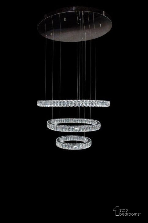 The appearance of Asteroids - LED Chandelier designed by AICO in the modern / contemporary interior design. This silver piece of furniture  was selected by 1StopBedrooms from Lighting Collection to add a touch of cosiness and style into your home. Sku: LT-CH806. Material: Metal. Product Type: Chandelier.
