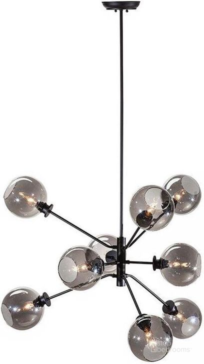 The appearance of Atom Smoke Grey Glass Pendant designed by Nuevo in the modern / contemporary interior design. This black piece of furniture  was selected by 1StopBedrooms from Atom Collection to add a touch of cosiness and style into your home. Sku: HGRA154. Material: Metal. Product Type: Pendant Lighting. Image1
