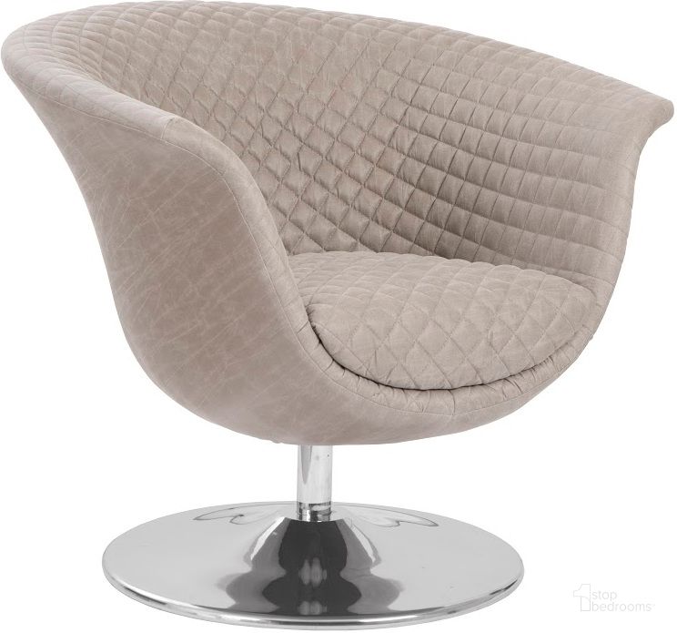 The appearance of Autumn Swivel Chair In Vintage Gray Taupe designed by Phillips Collection in the modern / contemporary interior design. This taupe piece of furniture  was selected by 1StopBedrooms from Autumn Collection to add a touch of cosiness and style into your home. Sku: PH103737. Material: Fabric. Product Type: Swivel Chair.