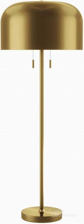 The appearance of Avenue Brass Floor Lamp designed by Modway in the modern / contemporary interior design. This brass piece of furniture  was selected by 1StopBedrooms from Avenue Collection to add a touch of cosiness and style into your home. Sku: EEI-5663-SBR. Product Type: Floor Lamp. Material: Iron. Image1