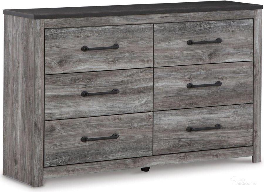 The appearance of Averelina Dark Gray Dresser designed by FineForm in the modern / contemporary interior design. This dark gray piece of furniture  was selected by 1StopBedrooms from Averelina Collection to add a touch of cosiness and style into your home. Sku: B1290-31. Material: Wood. Product Type: Dresser. Image1