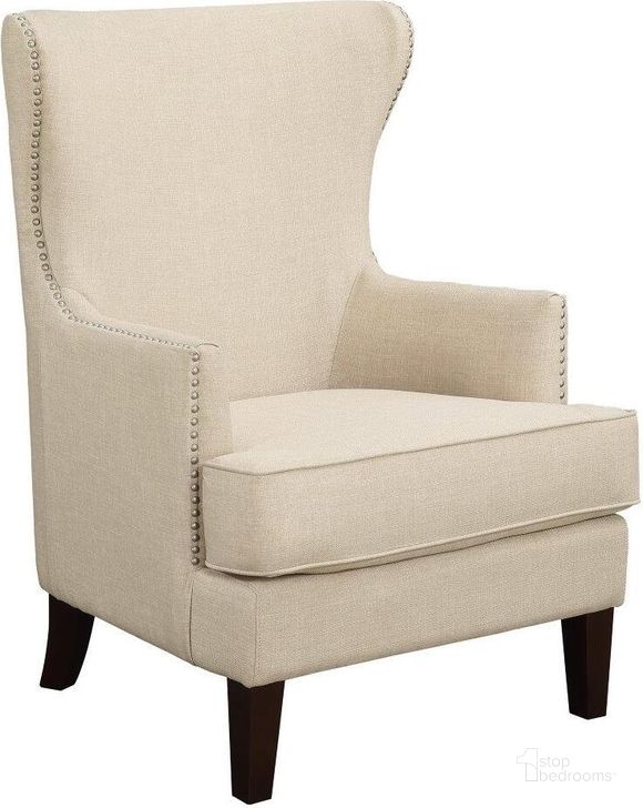 The appearance of Avery Natural Accent Arm Chair designed by Picket House in the transitional interior design. This white piece of furniture  was selected by 1StopBedrooms from Avery Collection to add a touch of cosiness and style into your home. Sku: UCY082102E. Product Type: Arm Chair. Material: Pine. Image1