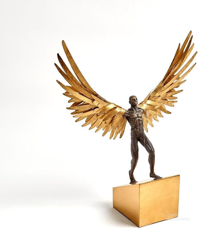 The appearance of Avian Running Man In Bronze designed by Global Views in the modern / contemporary interior design. This bronze piece of furniture  was selected by 1StopBedrooms from Avian Collection to add a touch of cosiness and style into your home. Sku: 8.82644. Product Type: Decorative Accessory. Material: Iron. Image1