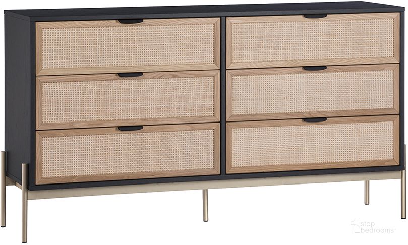 The appearance of Avida Dresser designed by Sunpan in the modern / contemporary interior design. This black piece of furniture  was selected by 1StopBedrooms from Avida Collection to add a touch of cosiness and style into your home. Sku: 106837. Material: Wood. Product Type: Dresser. Image1