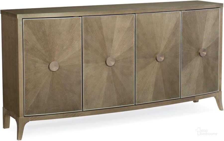 The appearance of Caracole Compositions Avondale Credenza designed by Caracole in the transitional interior design. This ash piece of furniture  was selected by 1StopBedrooms from Avondale Collection to add a touch of cosiness and style into your home. Sku: C022-417-681. Material: Wood. Product Type: Credenza. Image1
