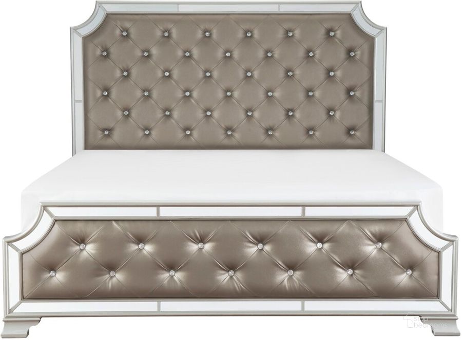 The appearance of Avondale Silver King Upholstered Panel Bed designed by Homelegance in the modern / contemporary interior design. This silver piece of furniture  was selected by 1StopBedrooms from Avondale Collection to add a touch of cosiness and style into your home. Sku: 1646K-1;1646K-2;1646-3. Bed Type: Panel Bed. Product Type: Panel Bed. Bed Size: King. Image1
