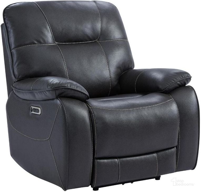 The appearance of Axel Ozone Power Recliner designed by Parker House in the traditional interior design. This black piece of furniture  was selected by 1StopBedrooms from Axel Collection to add a touch of cosiness and style into your home. Sku: MAXE#812PH-OZO. Product Type: Recliner. Image1