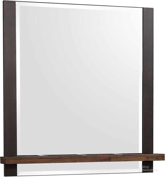 The appearance of Azalia Dresser Mirror with Jewelry Tray In Black and Walnut designed by Coaster in the modern / contemporary interior design. This walnut and black piece of furniture  was selected by 1StopBedrooms from Azalia Collection to add a touch of cosiness and style into your home. Sku: 224284. Material: Wood. Product Type: Dresser Mirror. Image1