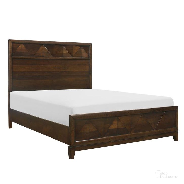 The appearance of Aziel Walnut Queen Panel Bed designed by Homelegance in the transitional interior design. This brown piece of furniture  was selected by 1StopBedrooms from Aziel Collection to add a touch of cosiness and style into your home. Sku: 1535-1;1535-2;1535-3. Bed Type: Panel Bed. Material: Wood. Product Type: Panel Bed. Bed Size: Queen. Image1