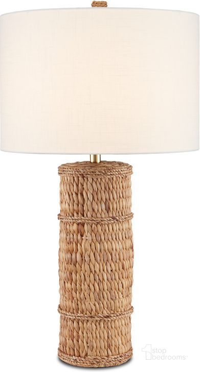 The appearance of Azores Natural Table Lamp designed by Currey & Company in the modern / contemporary interior design. This natural piece of furniture  was selected by 1StopBedrooms from Azores Collection to add a touch of cosiness and style into your home. Sku: 6000-0753. Product Type: Table Lamp. Material: Water Hyacinth. Image1