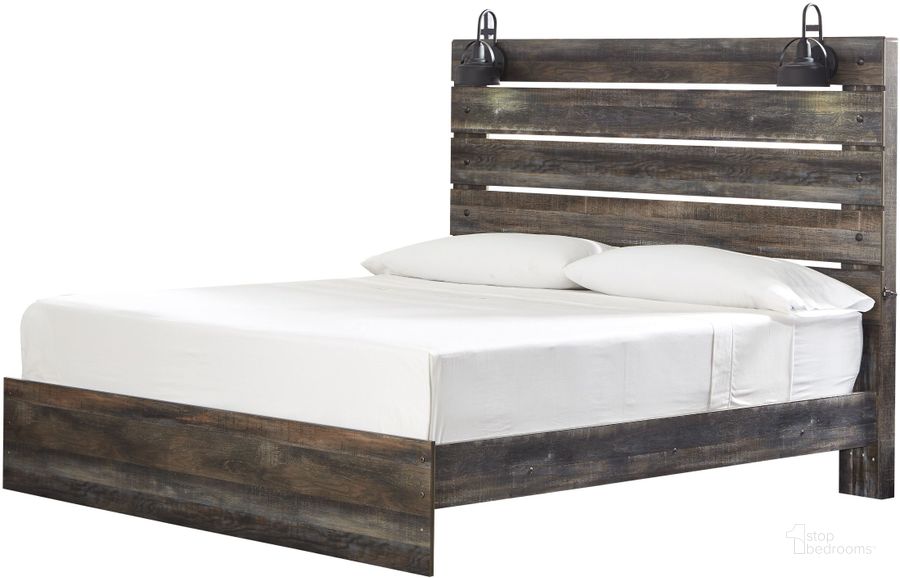 The appearance of Drystan Multi King Panel Bed designed by Signature Design by Ashley in the rustic / southwestern interior design. This multi piece of furniture  was selected by 1StopBedrooms from Drystan Collection to add a touch of cosiness and style into your home. Sku: B211-58;B211-56;B211-97. Bed Type: Panel Bed. Material: Wood. Product Type: Panel Bed. Bed Size: King. Image1