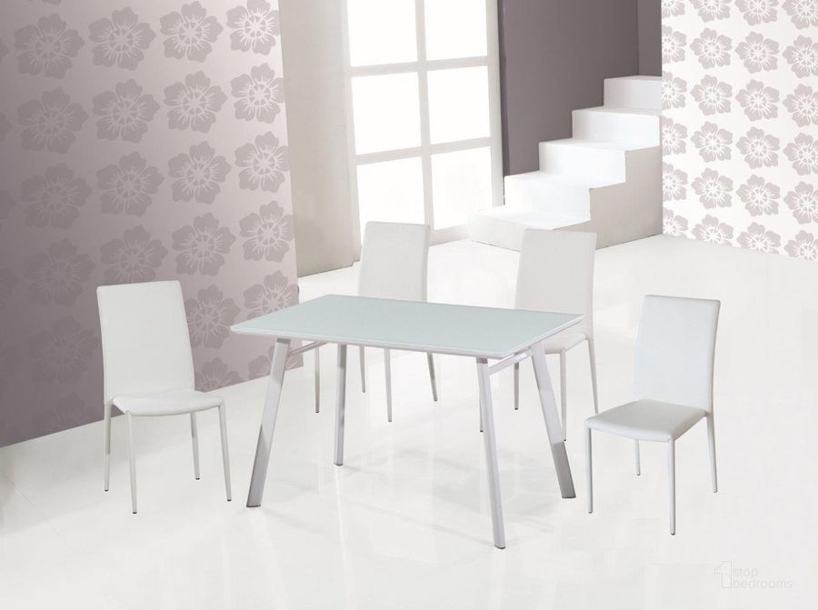 The appearance of B24 Dining Table designed by J&M in the modern / contemporary interior design. This white high gloss piece of furniture  was selected by 1StopBedrooms from  to add a touch of cosiness and style into your home. Sku: 17780. Table Base Style: Legs. Product Type: Dining Table. Table Top Shape: Rectangular. Size: 30.