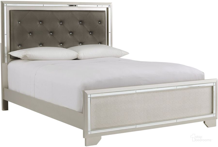 Lonnix Silver Upholstered Panel Bedroom Set By Ashley Furniture ...