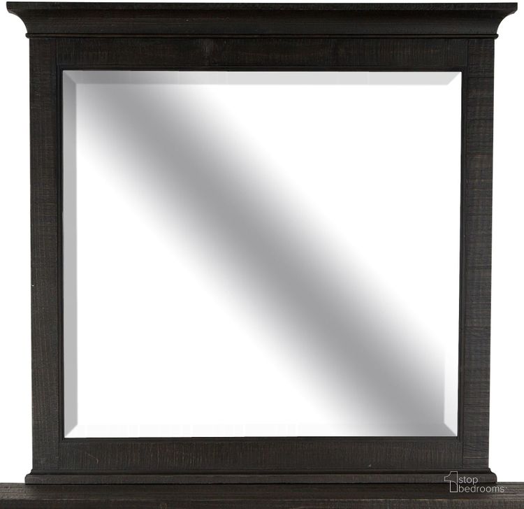 The appearance of Westley Falls Graphite Landscape Mirror designed by Magnussen in the modern / contemporary interior design. This brown piece of furniture  was selected by 1StopBedrooms from Westley Falls Collection to add a touch of cosiness and style into your home. Sku: B4399-40. Material: Wood. Product Type: Dresser Mirror. Image1