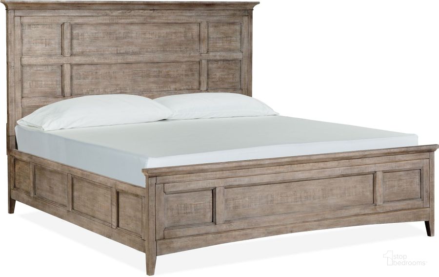 The appearance of Paxton Place Dovetail Grey Queen Panel Bed designed by Magnussen in the rustic / southwestern interior design. This brown piece of furniture  was selected by 1StopBedrooms from Paxton Place Collection to add a touch of cosiness and style into your home. Sku: B4805-54F;B4805-54H;B4805-54R. Bed Type: Panel Bed. Product Type: Panel Bed. Bed Size: Queen.