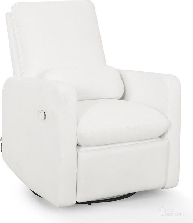 The appearance of Babygap Cloud Recliner With Livesmart Evolve With Sustainable Performance Fabric In Arctic White designed by Delta Children in the modern / contemporary interior design. This white piece of furniture  was selected by 1StopBedrooms from Cloud Collection to add a touch of cosiness and style into your home. Sku: W81189E-767. Material: Wood. Product Type: Recliner. Image1