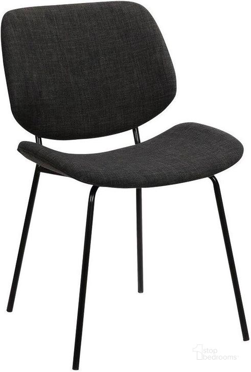 The appearance of Baer Charcoal Accent Chair designed by Artisan Elegance in the modern / contemporary interior design. This charcoal piece of furniture  was selected by 1StopBedrooms from Baer Collection to add a touch of cosiness and style into your home. Sku: LCQUSIBLCH. Material: Steel. Product Type: Dining Chair. Image1