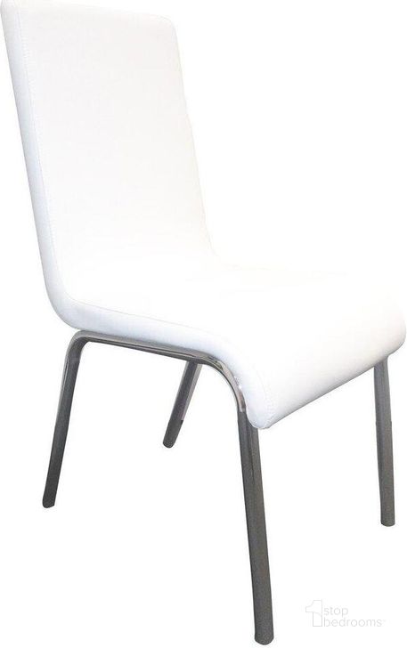 The appearance of Bailee Modern Faux Leather Dining Side Chair Set of 4 In White designed by Best Master Furniture in the modern / contemporary interior design. This white piece of furniture  was selected by 1StopBedrooms from Bailee Collection to add a touch of cosiness and style into your home. Sku: T06WC. Material: Faux Leather. Product Type: Side Chair. Image1