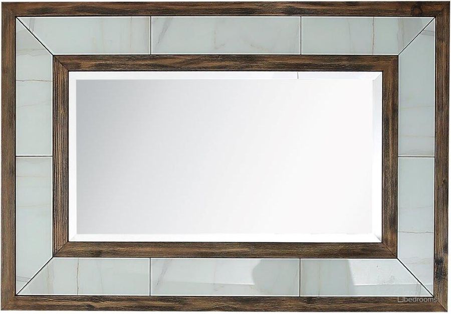 The appearance of Bailey Wall Mirror In Brown designed by Camden Isle Furniture in the modern / contemporary interior design. This brown piece of furniture  was selected by 1StopBedrooms from Bailey Collection to add a touch of cosiness and style into your home. Sku: 86637. Material: Wood. Product Type: Wall Mirror. Image1