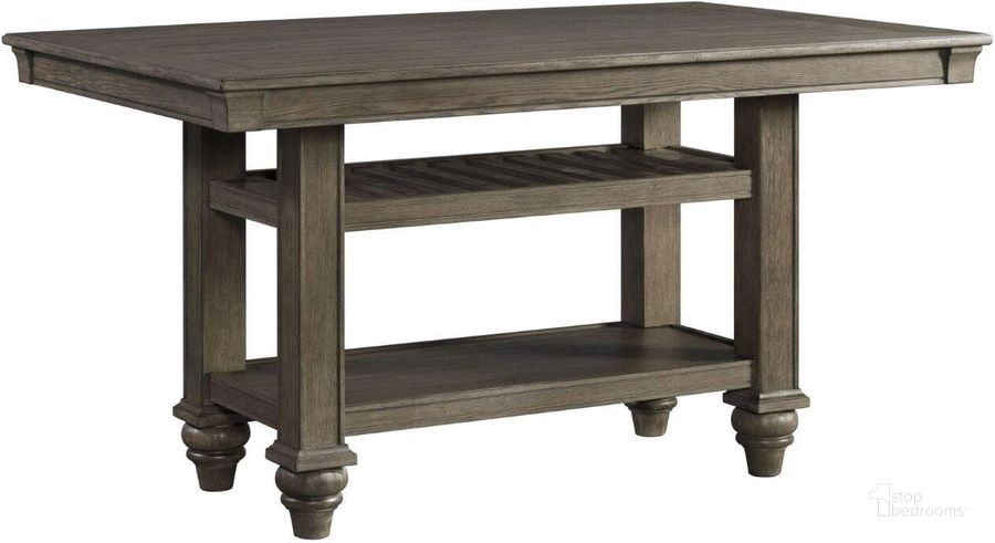 The appearance of Balboa Park Roasted Oak Counter Height Dining Table designed by Intercon in the traditional interior design. This brown piece of furniture  was selected by 1StopBedrooms from Balboa Park Collection to add a touch of cosiness and style into your home. Sku: BI-TA-4266G-RDO-C. Table Base Style: Trestle. Product Type: Dining Table. Table Top Shape: Rectangular. Image1