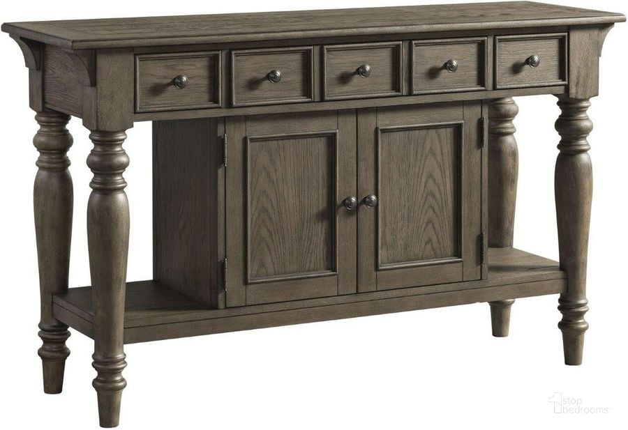 The appearance of Balboa Park Roasted Oak Server designed by Intercon in the traditional interior design. This brown piece of furniture  was selected by 1StopBedrooms from Balboa Park Collection to add a touch of cosiness and style into your home. Sku: BI-CA-5636-RDO-C. Product Type: Server. Image1