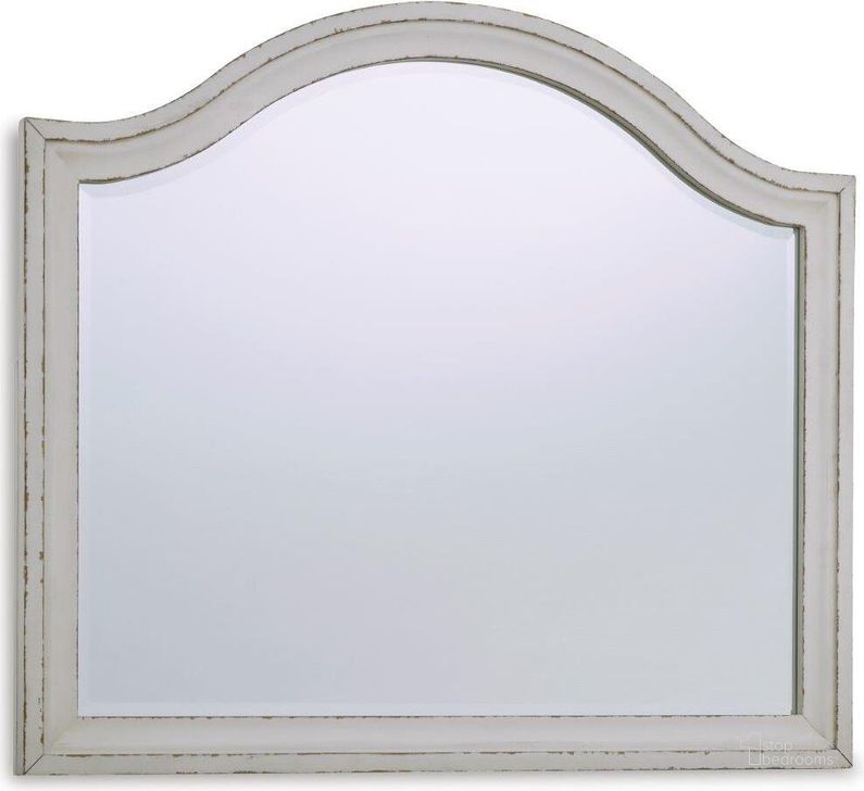 The appearance of Baldev Chipped White Dresser Mirror designed by Windsor Home in the traditional interior design. This chipped white piece of furniture  was selected by 1StopBedrooms from Baldev Collection to add a touch of cosiness and style into your home. Sku: B773-36. Material: Glass. Product Type: Mirror. Image1