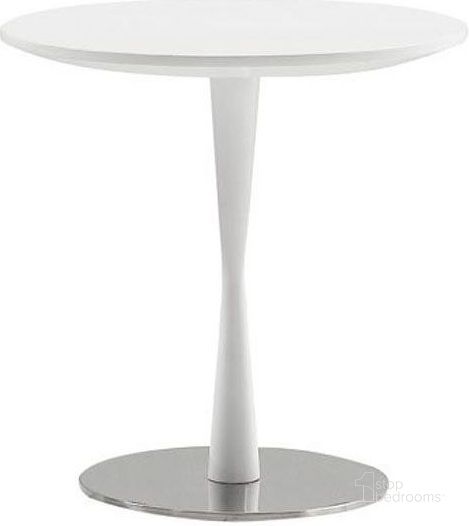 The appearance of Baldo White Gloss End Table designed by Bellini Modern Living in the modern / contemporary interior design. This white piece of furniture  was selected by 1StopBedrooms from Baldo Collection to add a touch of cosiness and style into your home. Sku: Baldo WHT. Product Type: End Table. Image1