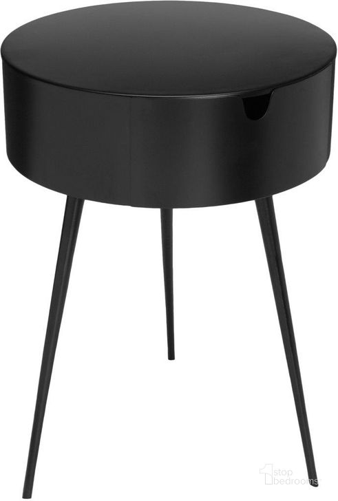 The appearance of Bali Black Night Stand designed by Meridian in the modern / contemporary interior design. This black piece of furniture  was selected by 1StopBedrooms from Bali Collection to add a touch of cosiness and style into your home. Sku: 835Black. Product Type: Nightstand. Material: Iron. Image1