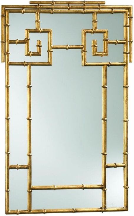 The appearance of Bamboo Mirror designed by Cyan Design in the modern / contemporary interior design. This gold piece of furniture  was selected by 1StopBedrooms from Bamboo Collection to add a touch of cosiness and style into your home. Sku: 03033. Product Type: Mirror. Material: Iron.