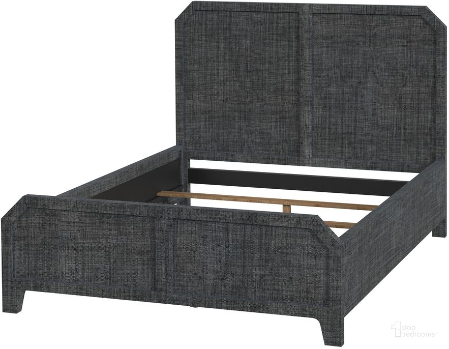The appearance of Bar Harbor Queen Raffia Panel Bed In Gray designed by Butler Specialty Company in the traditional interior design. This gray piece of furniture  was selected by 1StopBedrooms from Bar Harbor Collection to add a touch of cosiness and style into your home. Sku: 5706420. Bed Type: Panel Bed. Material: Wood. Product Type: Panel Bed. Bed Size: Queen. Image1