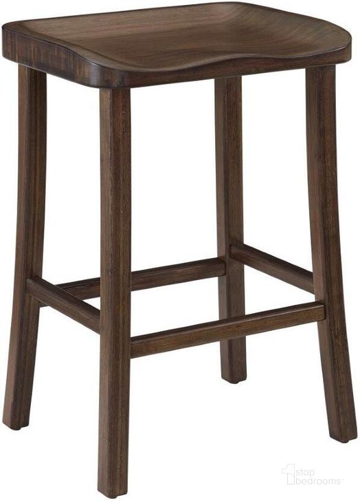 The appearance of Bar Stool Black Walnut Tulip Counter Height Stool Set of 2 designed by Greenington in the transitional interior design. This black walnut piece of furniture  was selected by 1StopBedrooms from Bar Stool Collection to add a touch of cosiness and style into your home. Sku: GC0602CSBL. Product Type: Counter Height Chair. Material: Bamboo. Image1